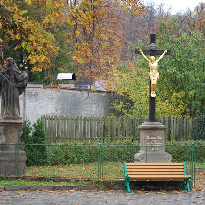 Parčík a sochy