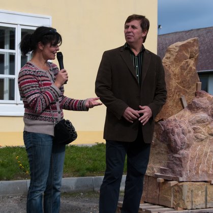 Jana Krausová  a Karel Sklenička (autor fotografie Petr Vícha).