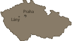 mapa ČR - Lány